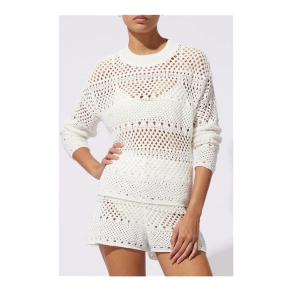 Solid & Striped Max Sweater in White NWT - Picture 2 of 8